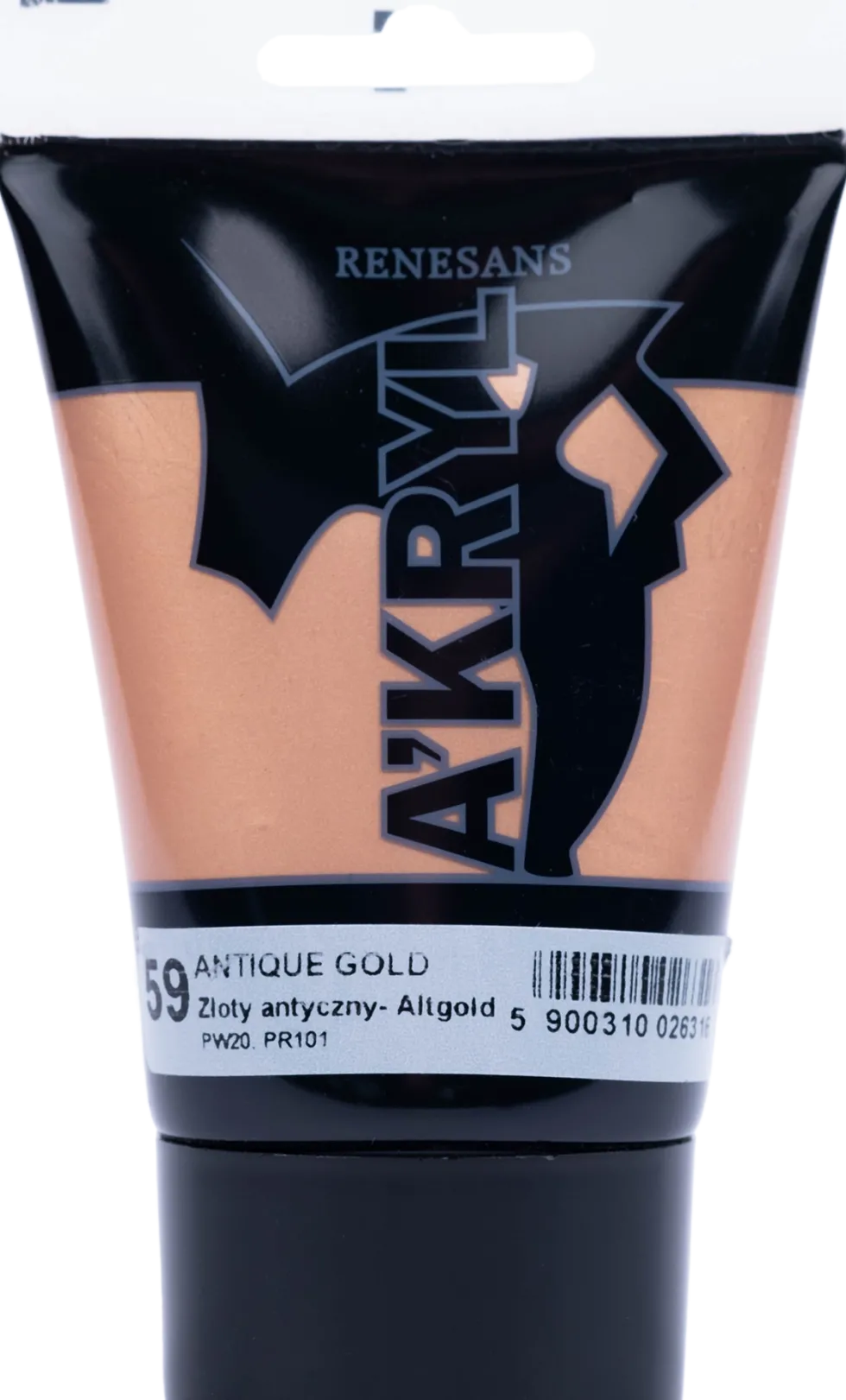 Farba akrylowa A'kryl - Renesans - złoty antyczny, 100 ml