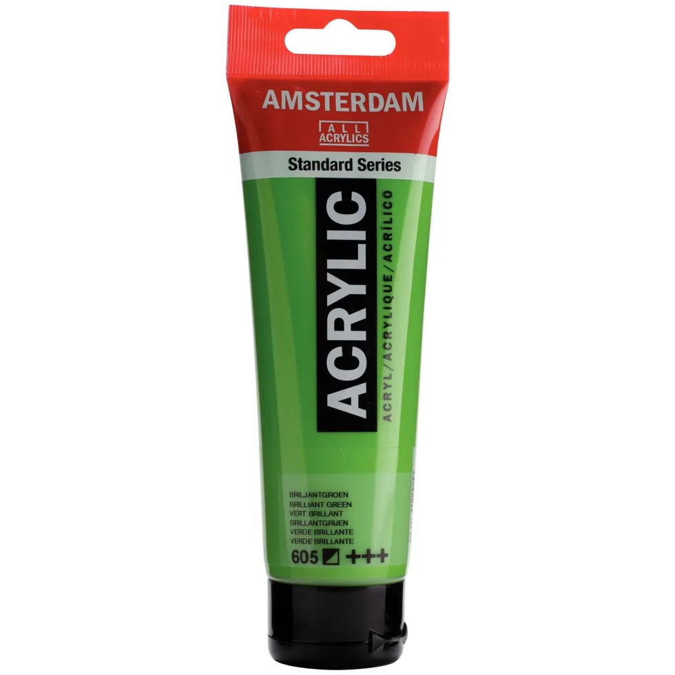 Farba akrylowa - Amsterdam - Brilliant Green, 120 ml