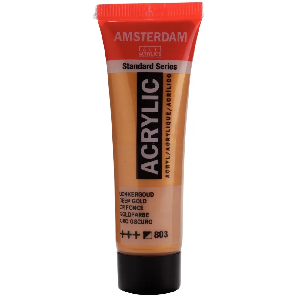Farba akrylowa - Amsterdam - Deep Gold, 20 ml