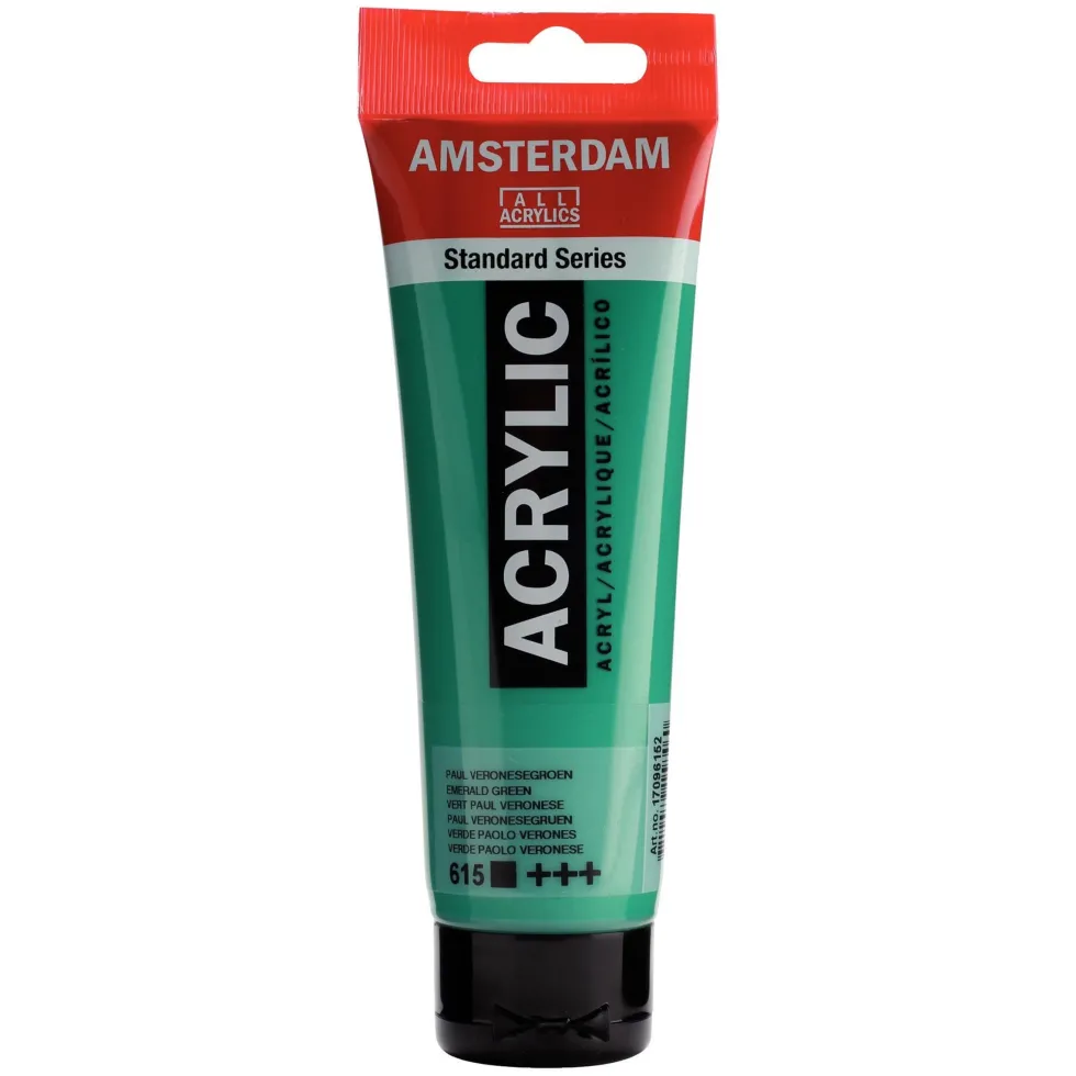 Farba akrylowa - Amsterdam - Emerald Green, 120 ml