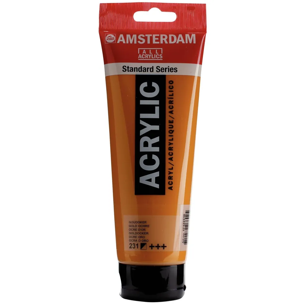 Farba akrylowa - Amsterdam - 231, Gold Ochre, 250 ml
