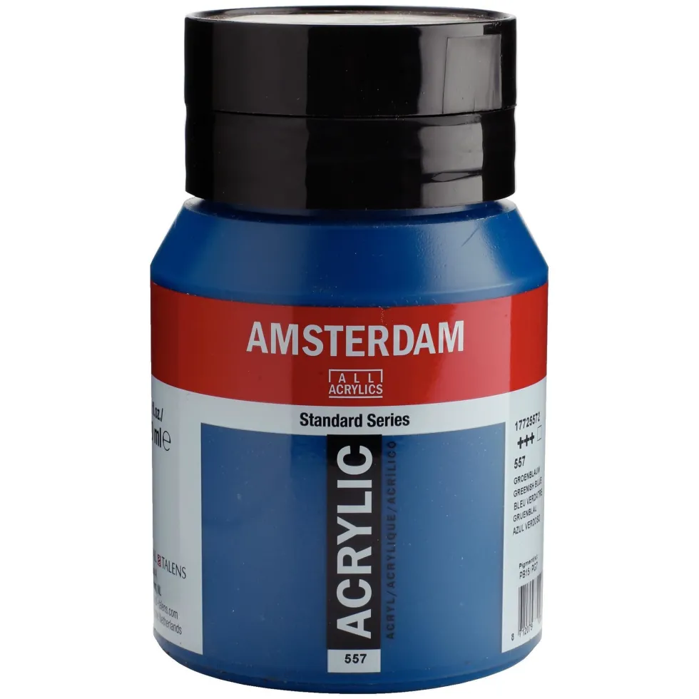 Farba akrylowa - Amsterdam - 557, Greenish Blue, 500 ml