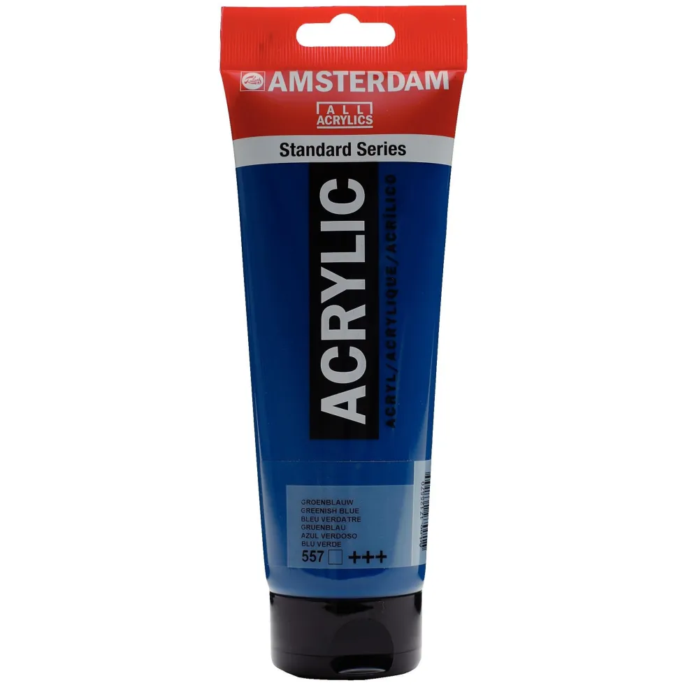 Farba akrylowa - Amsterdam - 557, Greenish Blue, 250 ml