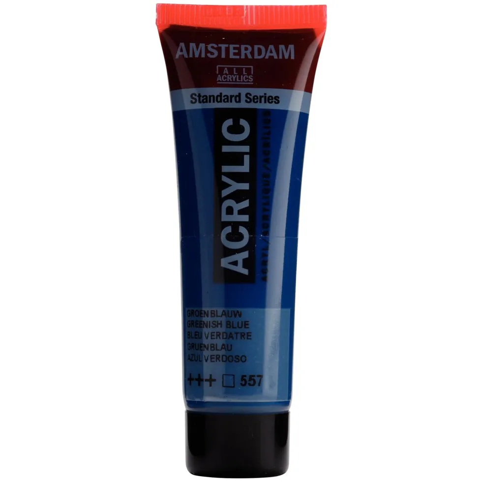 Farba akrylowa - Amsterdam - Greenish Blue, 20 ml