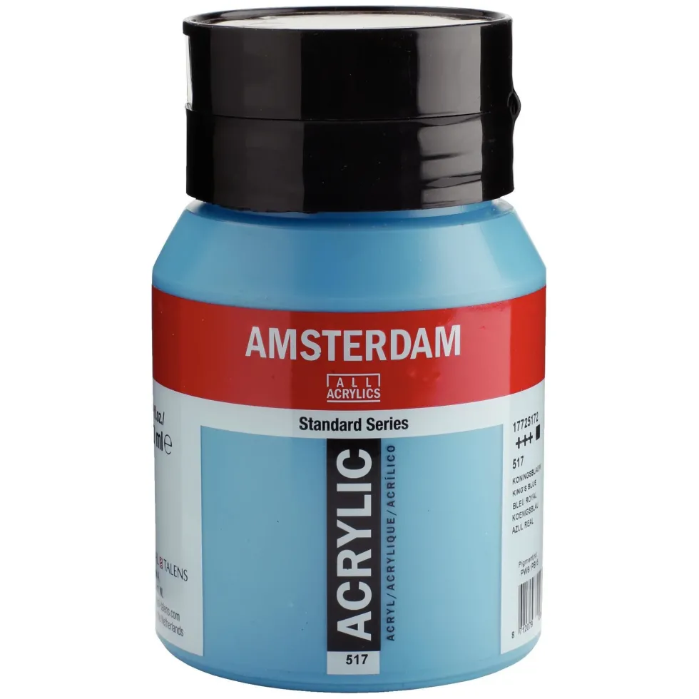 Farba akrylowa - Amsterdam - 517, King's Blue, 500 ml