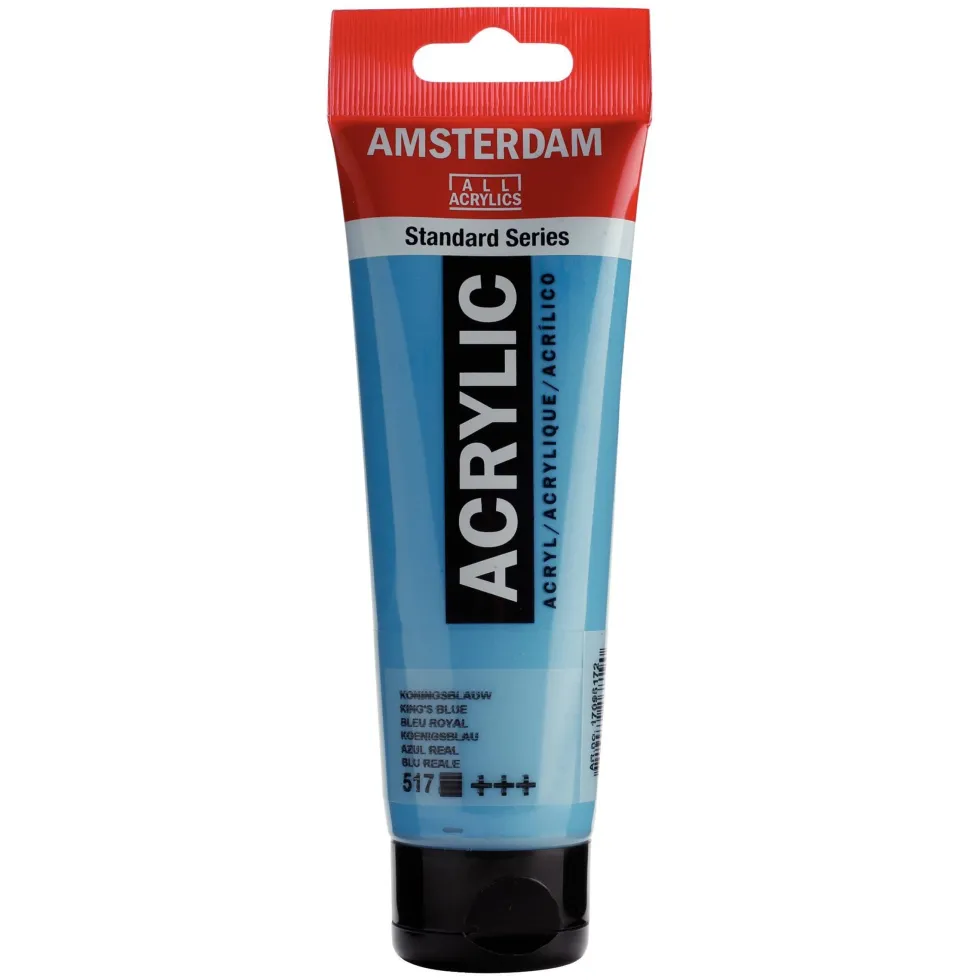 Farba akrylowa - Amsterdam - Kings Blue, 120 ml