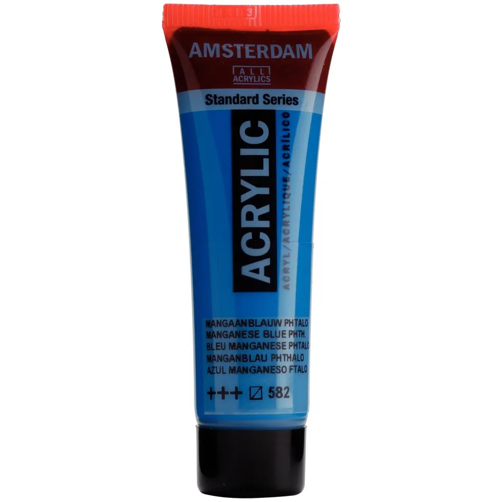 Farba akrylowa - Amsterdam - Manganese Blue Phthalo, 20 ml