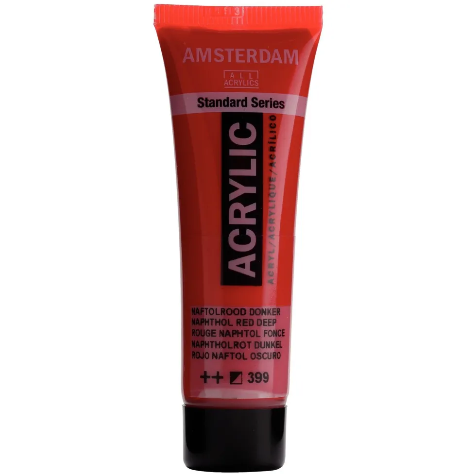 Farba akrylowa - Amsterdam - Naphthol Red Deep, 20 ml