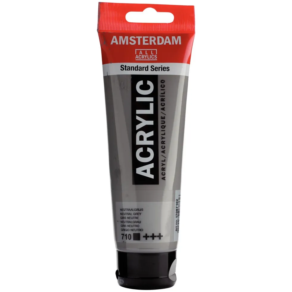 Farba akrylowa - Amsterdam - Neutral Grey, 120 ml