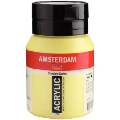 Farba akrylowa - Amsterdam - 274, Nickel Titanium Yellow, 500 ml