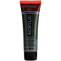 Farba akrylowa - Amsterdam - Olive Green Deep, 20 ml