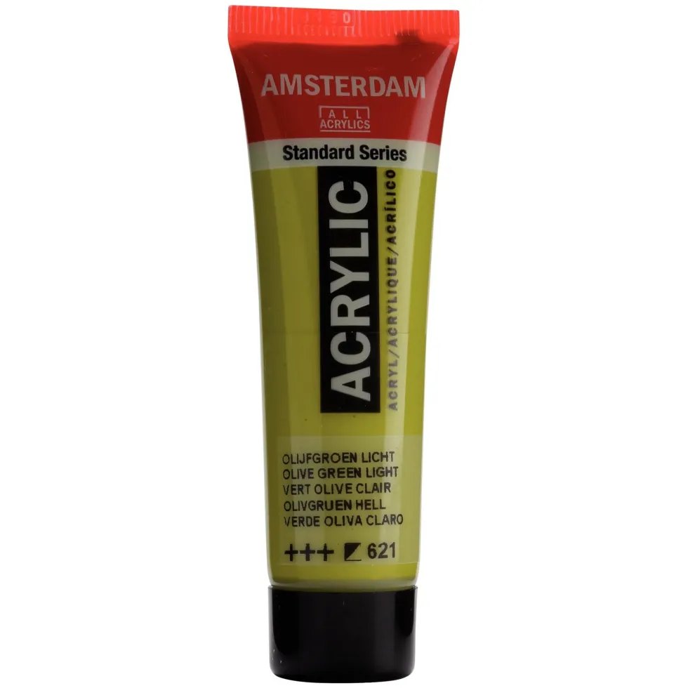 Farba akrylowa - Amsterdam - Olive Green Light, 20 ml