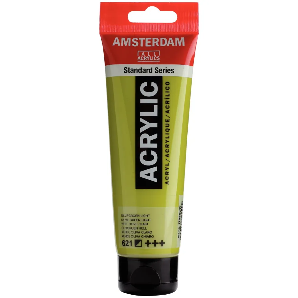 Farba akrylowa - Amsterdam - Olive Green Light, 120 ml