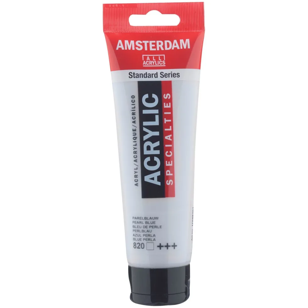 Farba akrylowa - Amsterdam - Pearl Blue, 120 ml