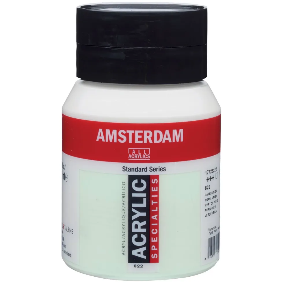 Farba akrylowa - Amsterdam - 822, Pearl Green, 500 ml