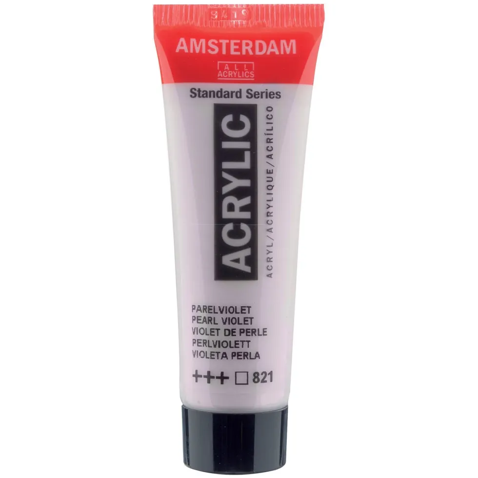 Farba akrylowa - Amsterdam - Pearl Violet, 20 ml