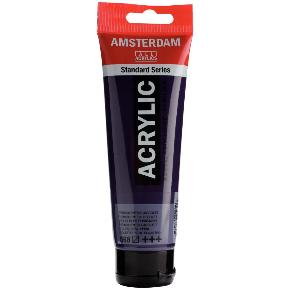 Farba akrylowa - Amsterdam - Permanent Blue Violet, 120 ml