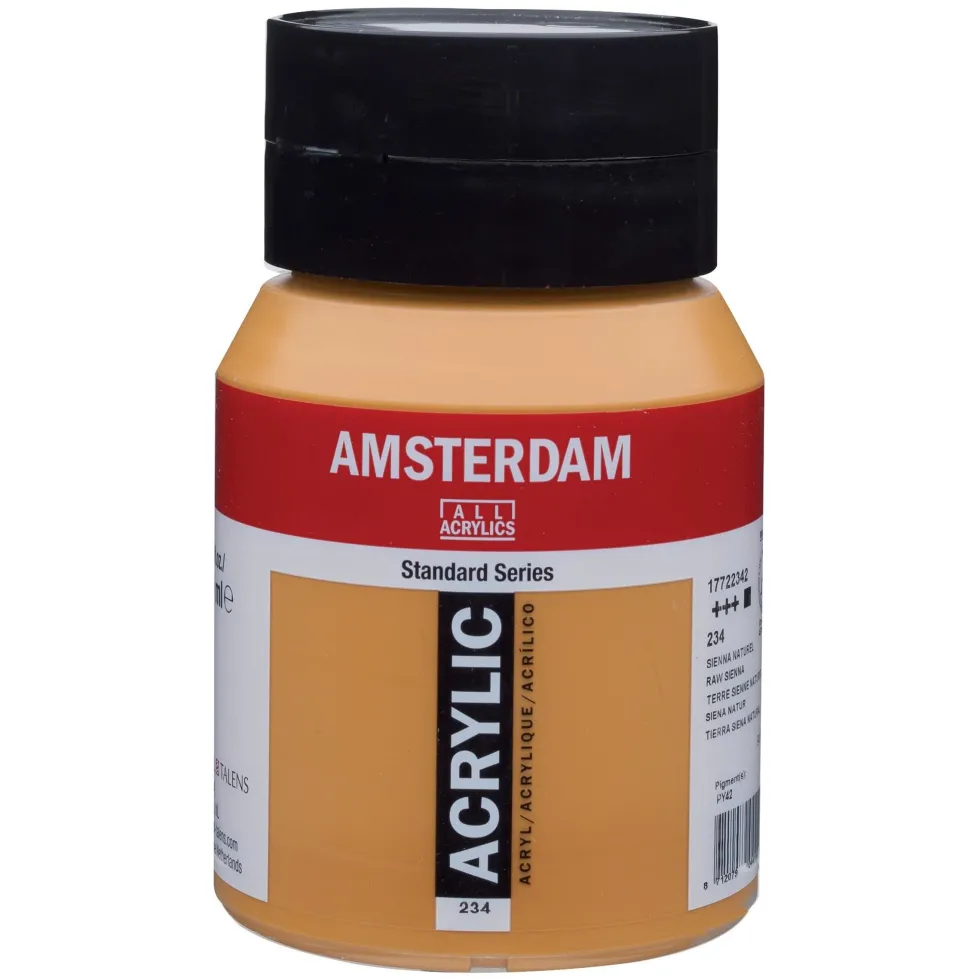 Farba akrylowa - Amsterdam - 234, Raw Sienna, 500 ml