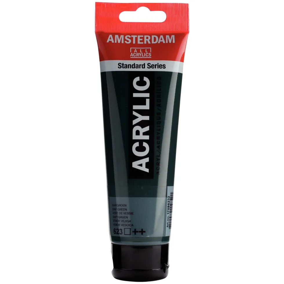 Farba akrylowa - Amsterdam - Sap Green, 120 ml