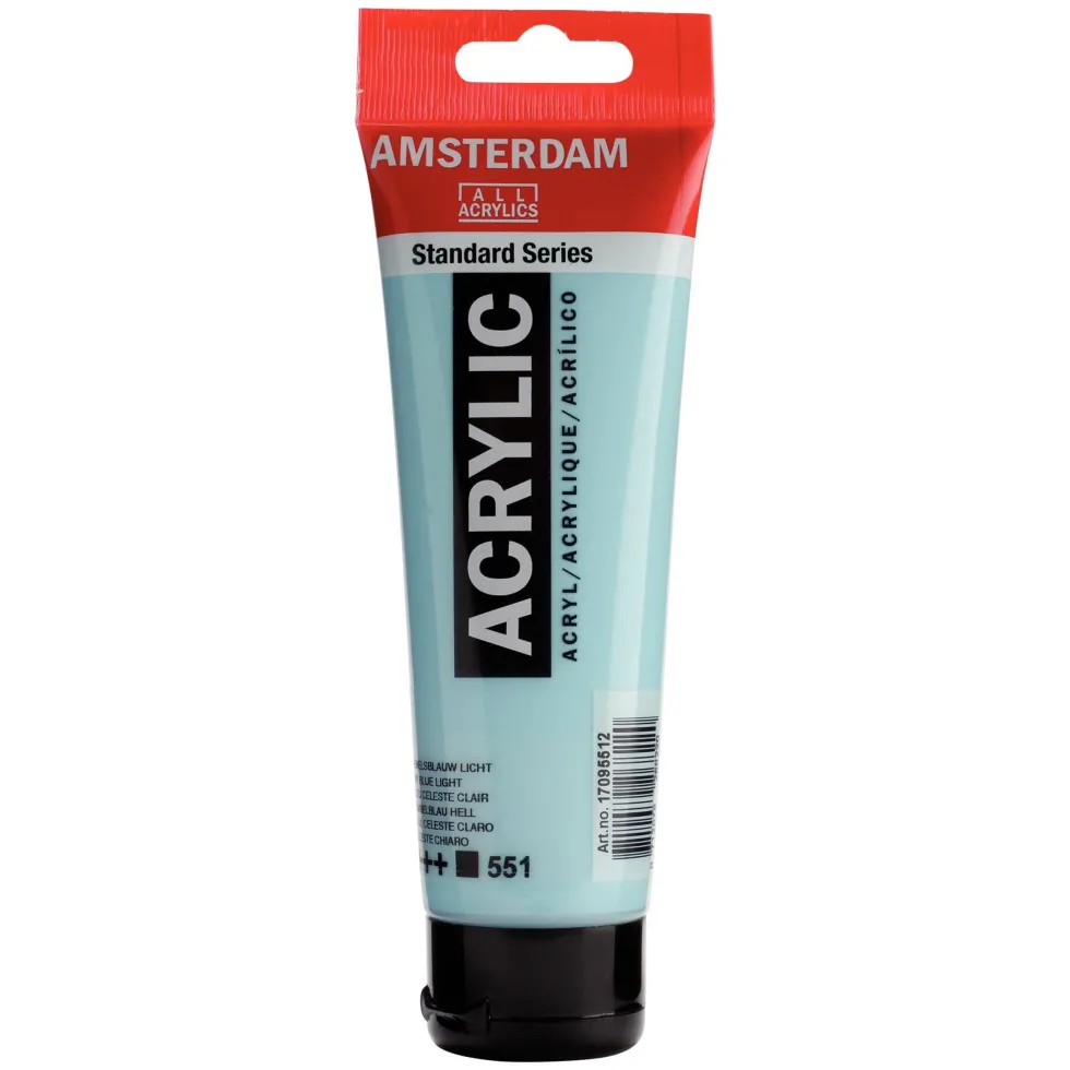 Farba akrylowa - Amsterdam - Sky Blue Light, 120 ml