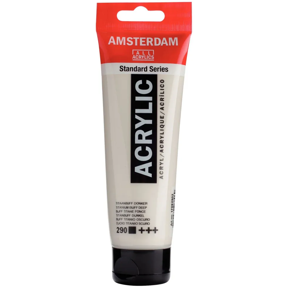 Farba akrylowa - Amsterdam - Titanium Buff Deep, 120 ml