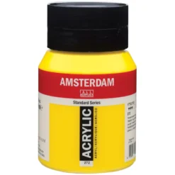 Farba akrylowa - Amsterdam - 272, Transparent Yellow Medium, 500 ml