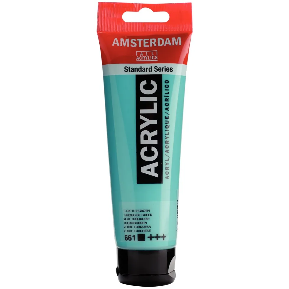 Farba akrylowa - Amsterdam - Turquoise Green, 120 ml