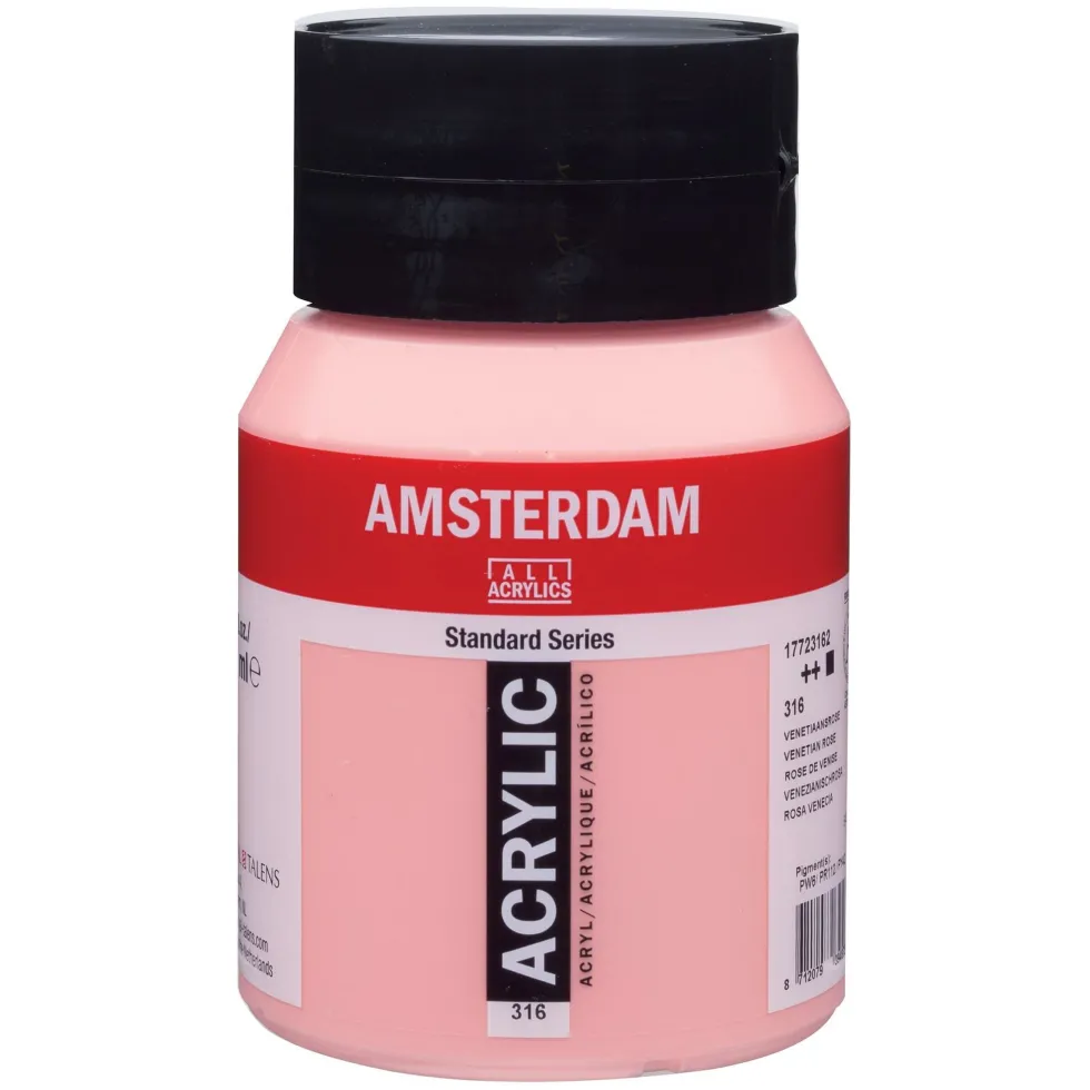 Farba akrylowa - Amsterdam - 316, Venetian Rose, 500 ml