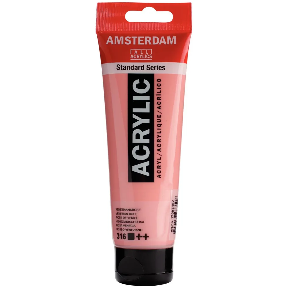 Farba akrylowa - Amsterdam - Venetian Rose, 120 ml