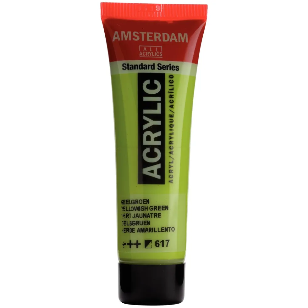 Farba akrylowa - Amsterdam - Yellowish Green, 20 ml