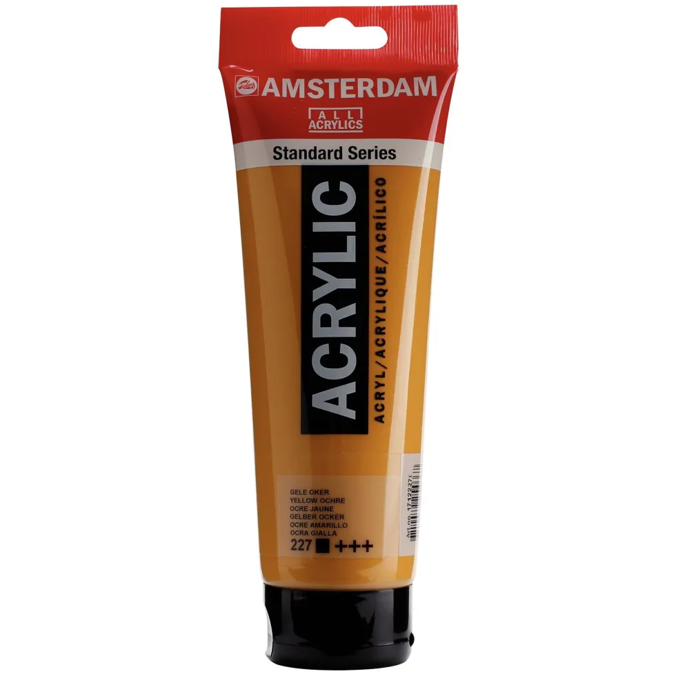 Farba akrylowa - Amsterdam - 227, Yellow Ochre, 250 ml