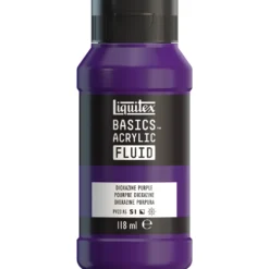 Farba akrylowa Basics Acrylic Fluid - Liquitex - 186, Dioxazine Purple, 118 ml