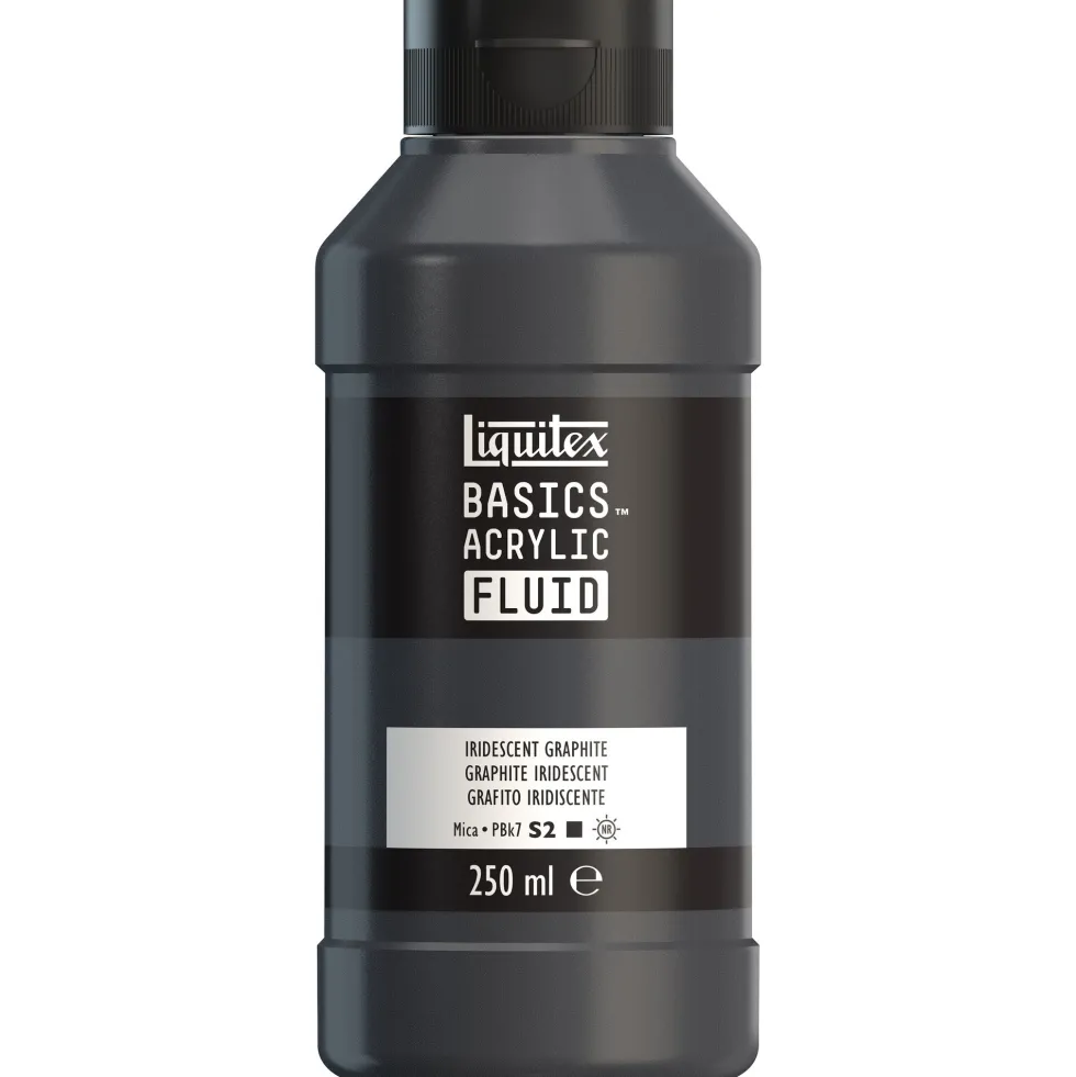 Farba akrylowa Basics Acrylic Fluid - Liquitex - 049, Iridescent Graphite, 250 ml
