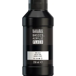 Farba akrylowa Basics Acrylic Fluid - Liquitex - 276, Mars Black, 250 ml