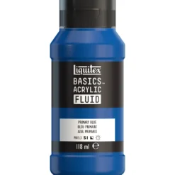 Farba akrylowa Basics Acrylic Fluid - Liquitex - 420, Primary Blue, 118 ml