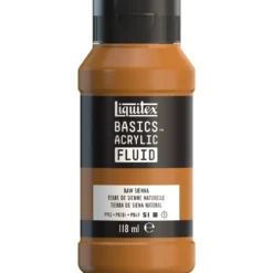 Farba akrylowa Basics Acrylic Fluid - Liquitex - 330, Raw Sienna, 118 ml