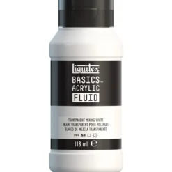 Farba akrylowa Basics Acrylic Fluid - Liquitex - 430, Transparent Mixing White, 118 ml