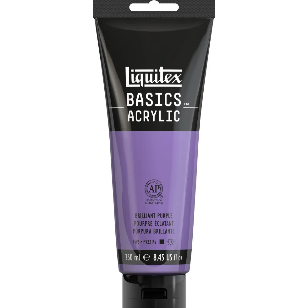 Farba akrylowa Basics Acrylic - Liquitex - Brilliant Purple, 250 ml