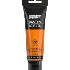 Farba akrylowa Basics Acrylic - Liquitex - 720, Cadmium Orange Hue, 118 ml