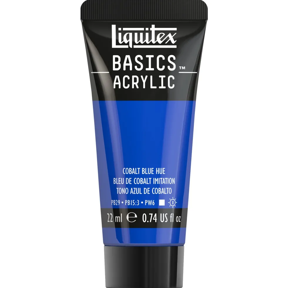 Farba akrylowa Basics Acrylic - Liquitex - 381, Cobalt Blue Hue, 22 ml