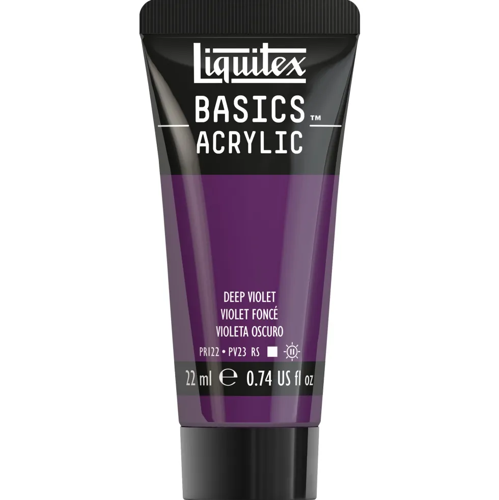 Farba akrylowa Basics Acrylic - Liquitex - 115, Deep Violet, 22 ml