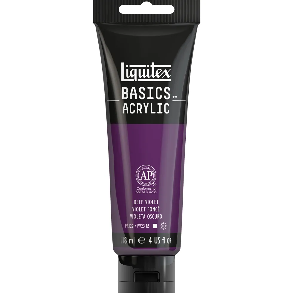Farba akrylowa Basics Acrylic - Liquitex - 115, Deep Violet, 118 ml