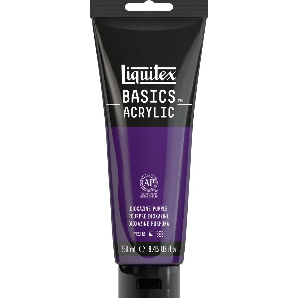 Farba akrylowa Basics Acrylic - Liquitex - Dioxazine Purple, 250 ml