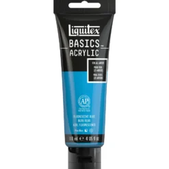 Farba akrylowa Basics Acrylic - Liquitex - 984, Fluorescent Blue, 118 ml