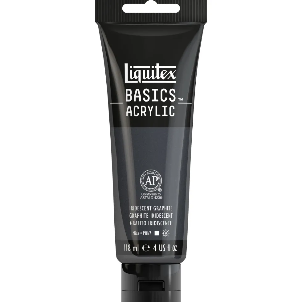 Farba akrylowa Basics Acrylic - Liquitex - 049, Iridescent Graphite, 118 ml