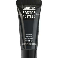 Farba akrylowa Basics Acrylic - Liquitex - 244, Ivory Black, 22 ml