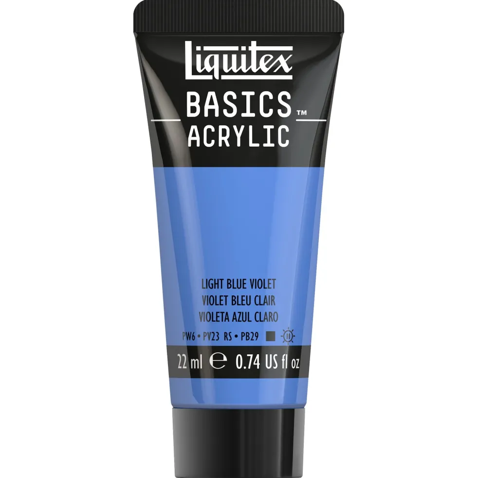 Farba akrylowa Basics Acrylic - Liquitex - 680, Light Blue Violet, 22 ml