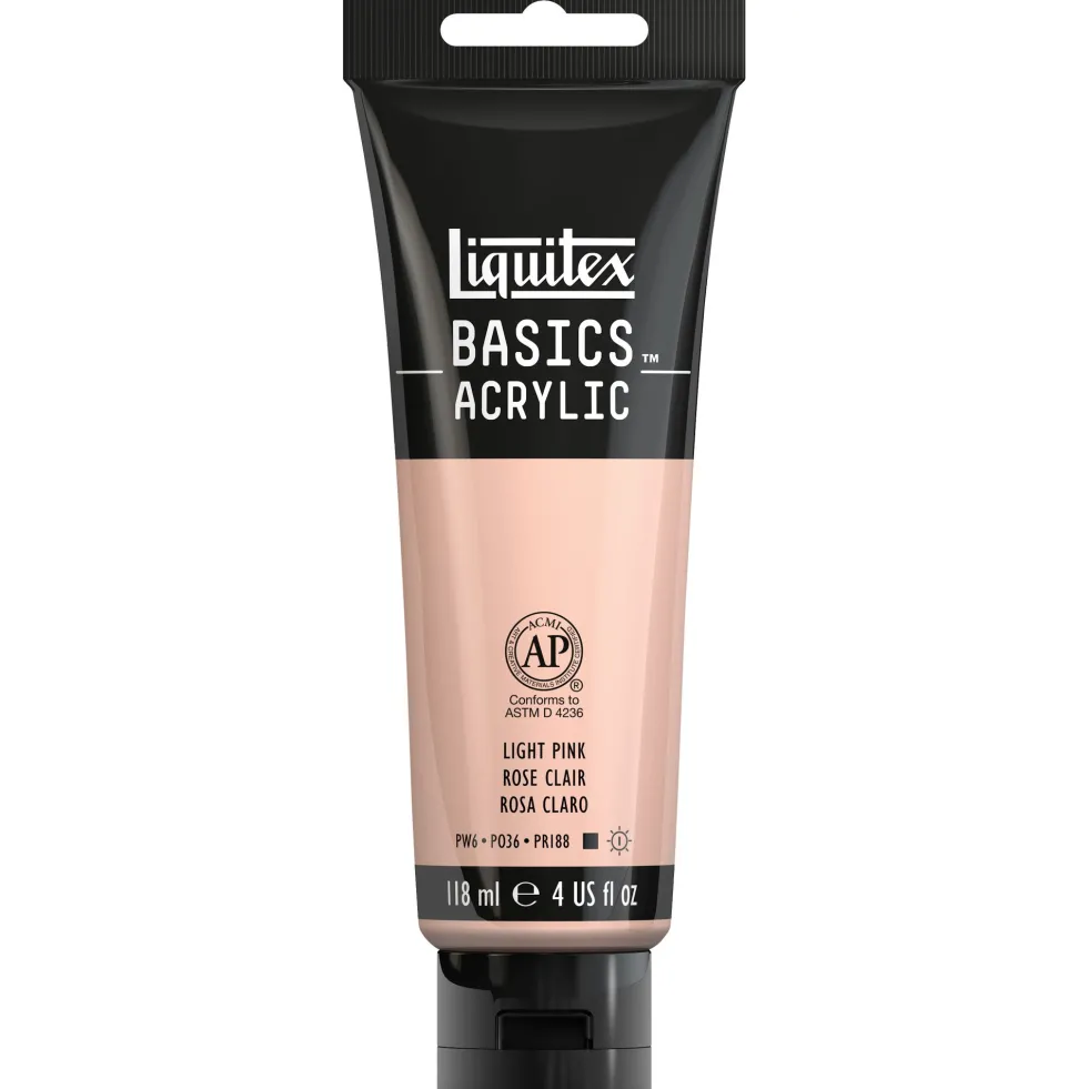 Farba akrylowa Basics Acrylic - Liquitex - 810, Light Pink, 118 ml