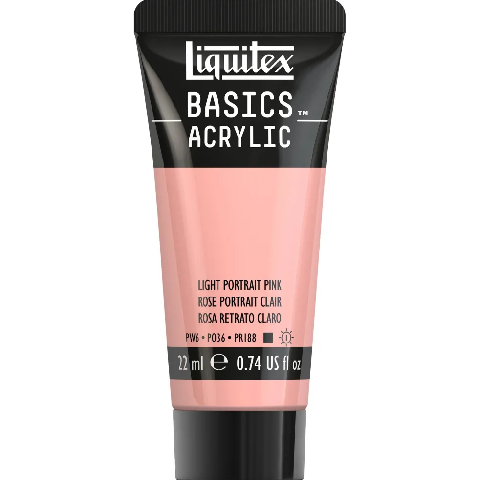 Farba akrylowa Basics Acrylic - Liquitex - 810, Light Portrait Pink, 22 ml