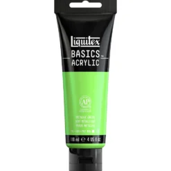 Farba akrylowa Basics Acrylic - Liquitex - 346, Metallic Green, 118 ml